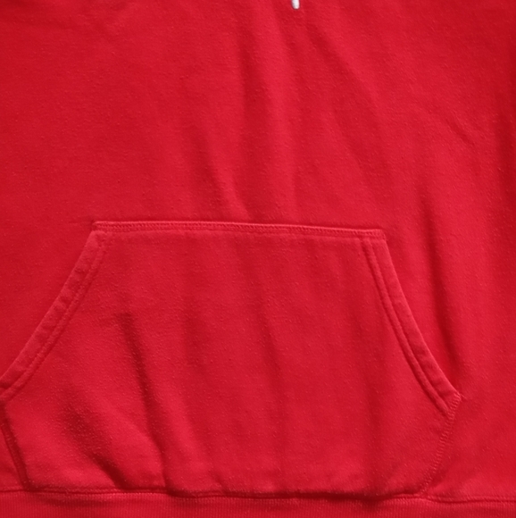 Champion Unisex Long Sleeve Hoodie . Size ( XL ) Red. - Picture 10 of 13